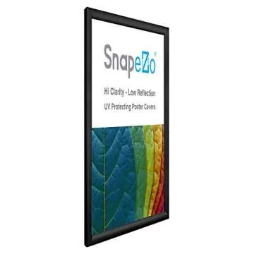Snapezo 17x22 Poster Frame with Snap Design and UV Covers
