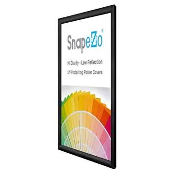 Snapezo 17x22 Poster Frame with Snap Design and UV Covers