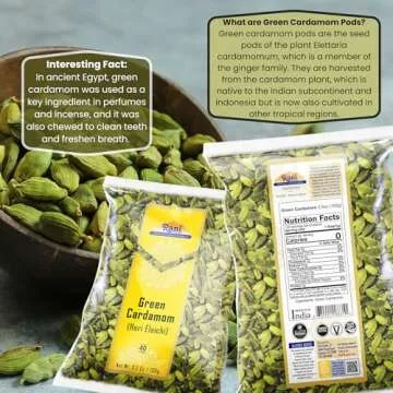 Rani Green Cardamom Pods 3.5oz - All Natural & Vegan