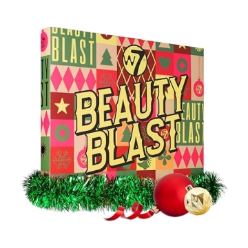 W7 Beauty Blast Advent Calendar 2024-24 Individually Boxed, Makeup & Cosmetic Surprises For Christma...