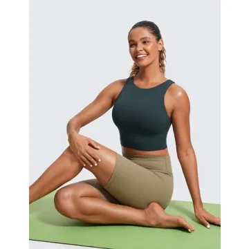 CRZ YOGA Butterluxe Racerback Bra for Women - Stylish Comfort
