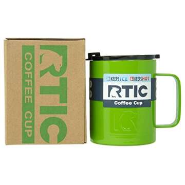 RTIC Insulated Coffee Mug - 12 oz Travel Mug