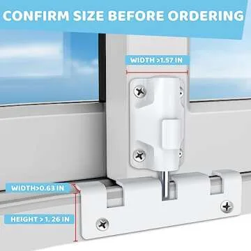 Secure Your Home with CALDEVER Patio Sliding Door Lock