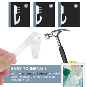 COVITKAN 50 PCS Picture Hanging Kit for Easy Wall Decor