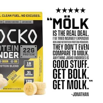 Jocko Fuel Mölk Whey Protein Powder - Muscle Recovery Powerhouse