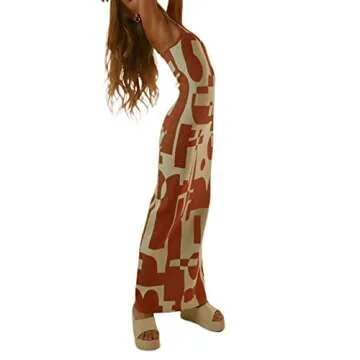 2022 Women’s Summer Knit Hollow Out Midi Maxi Dress