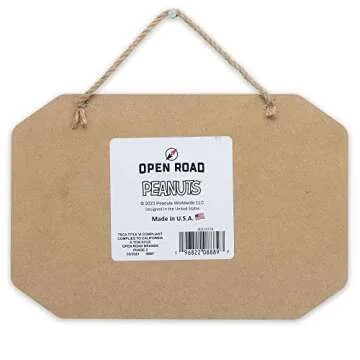 Peanuts Snoopy Farm Fresh Christmas Trees Wood Wall Decor