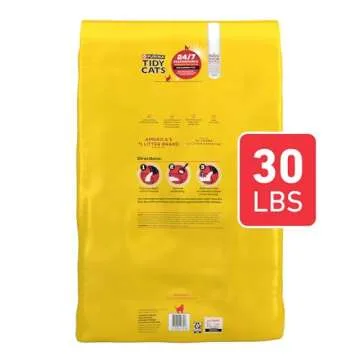 Purina Tidy Cats Non Clumping Cat Litter, 24/7 Performance Multi Cat Litter - 30 lb. Bag