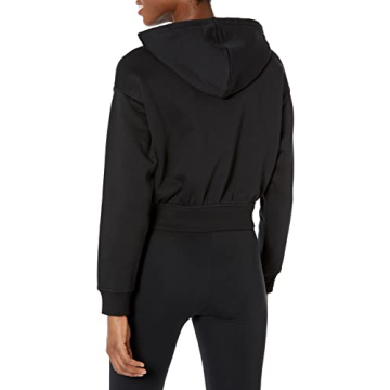 Amazon Essentials Women's Crop Pullover Hoodie Sweatshirt (Available in Plus Size), Black, 6X