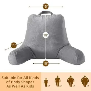 SASTTIE Reading Pillow for Comfortable Bed Sitting