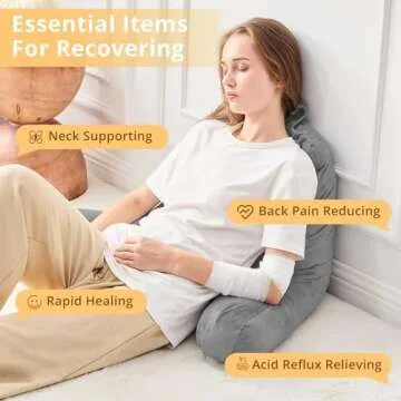 SASTTIE Reading Pillow for Comfortable Bed Sitting