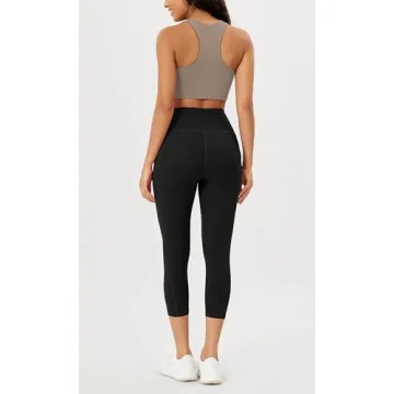 ODODOS High Waisted Yoga Leggings with Pockets Tummy Control