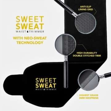 Sweet Sweat Waist Trimmer for Enhanced Workouts
