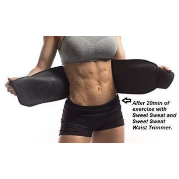 Sweet Sweat Waist Trimmer for Enhanced Workouts