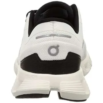 On Women's Cloud X 3 Sneakers, White/Black, 8.5 Medium US