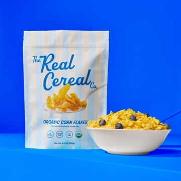 Organic Corn Flakes Cereal Pack - Gluten-Free & Zero Sugar
