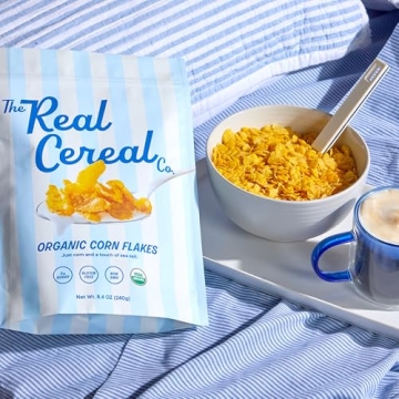 Organic Corn Flakes Cereal Pack - Gluten-Free & Zero Sugar