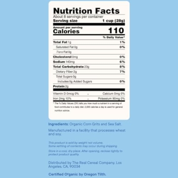 Organic Corn Flakes Cereal Pack - Gluten-Free & Zero Sugar