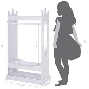 UTEX Kid’s See and Store Dress-up Center for Kids