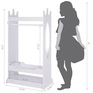 UTEX Kid’s See and Store Dress-up Center for Kids