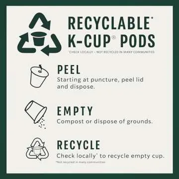 Starbucks K-Cup Coffee Pods, Toasted Graham Flavored Coffee, Naturally Flavored, 100% Arabica, 1 box (10 pods)