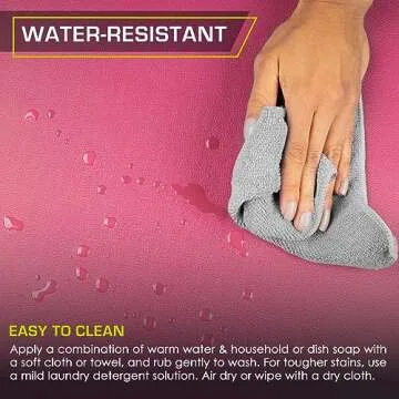 ProsourceFit Tri-Fold Folding Exercise Mat - Comfort & Style