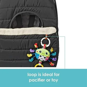 JJ Cole Winter Baby Car Seat Cover with Sherpa Lining