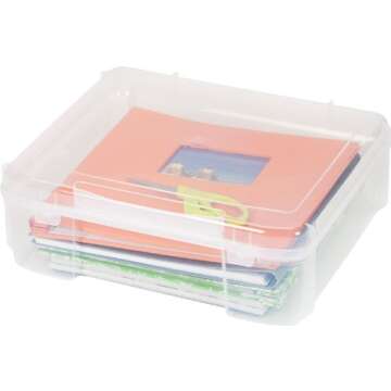 IRIS USA 150780 Portable Project Case for 12" x 12" Paper