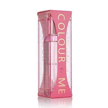 COLOUR ME Pink by Milton-Lloyd - Perfume for Women - Floral Scent - Opens with Almond Blossom, Lilie...