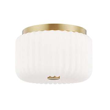 Mitzi H340502-AGB Lydia Flush Mount, Brass