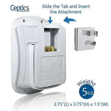 Ceptics Travel Adapter Kit - Dual USB Ports & 13 Adapters