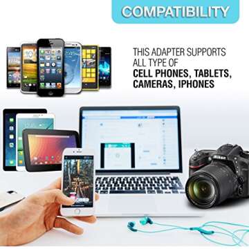 Ceptics Travel Adapter Kit - Dual USB Ports & 13 Adapters