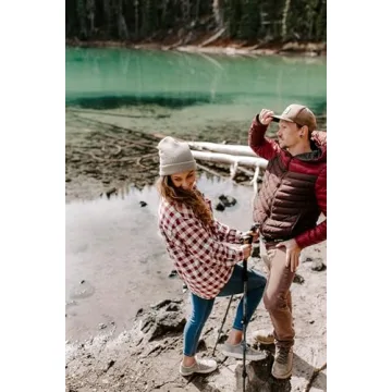 Cascade Mountain Tech Trekking Poles - Lightweight Carbon Fiber