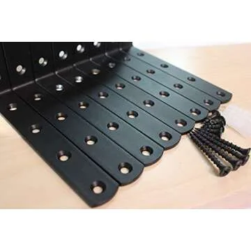 Heavy Duty L Corner Brackets - Perfect for Shelving & Decor