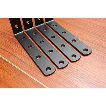 Heavy Duty L Corner Brackets - Perfect for Shelving & Decor