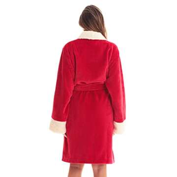 Just Love Kimono Robe Bath Robes for Women 6947-RED-2X