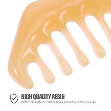 Healifty Jade Massage Combs - 3Pcs for Relaxation