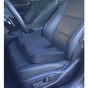 Kieba Coccyx Gel Memory Foam Cushion for Back Pain