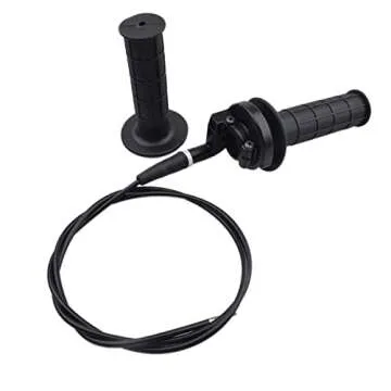 LAXEEM Twist Throttle Accelerator Handle Grips and Cable Set for 7/8" 50cc 150cc 250cc Mini Bike ATV...