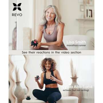 REVO The Original 4-in-1 Smart Cupping Therapy Massager, Red Light Therapy for Targeted Pain Relief, Knots, Aches, Muscle Soreness, Circulation & Tighter Skin, Portable Electric Massager- 2 Pack