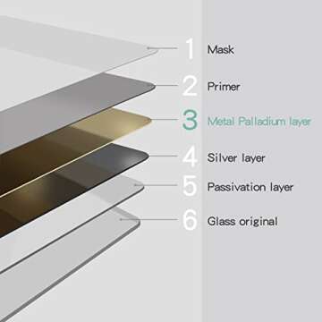 Honyee Full Length Mirror, Floor Mirror Dressing Mirror with Standing Holder Wall Mounted Mirror Framed Mirror for Cloakroom/Bedroom/Living Room (63"x19", Black)