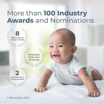 Bearington Baby Lil’ Spouts The Elephant Plush, 10 Inch Elephant Stuffed Animal Piggy Bank with Noise