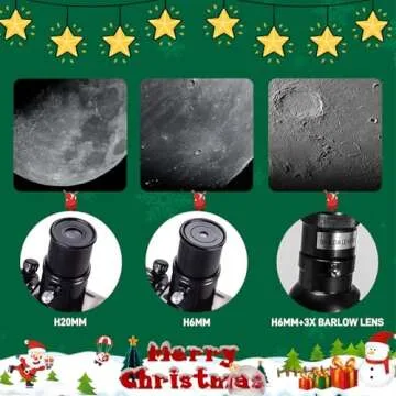 Astronomy Beginner Telescope - 70mm Aperture Refractor