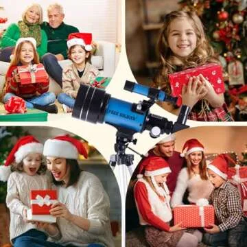 Astronomy Beginner Telescope - 70mm Aperture Refractor