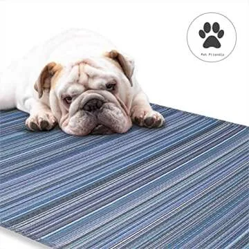 Fab Habitat Striped Outdoor Rug - Waterproof, Eco-Friendly