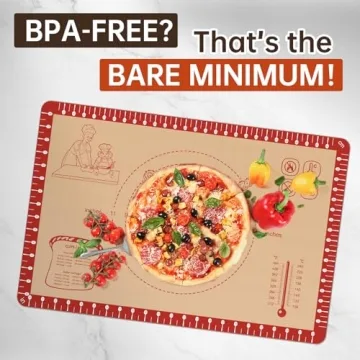 Silicone Baking Mat with Recipes for Easy Non-Stick Baking