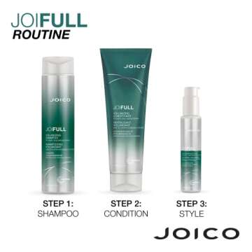 JoiFULL Volumizing Styler | For Fine, Thin Hair | Add Instant Body | Long-Lasting Volume & Texture | Protect Against Pollution | With Rice Protein & Bamboo Extract | 3.38 Fl Oz
