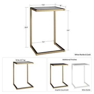 Stylish CosmoLiving Scarlett C Table for Small Spaces