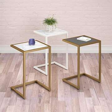 Stylish CosmoLiving Scarlett C Table for Small Spaces