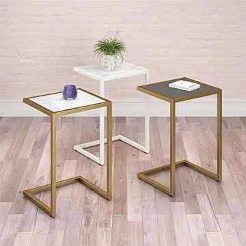 Stylish CosmoLiving Scarlett C Table for Small Spaces